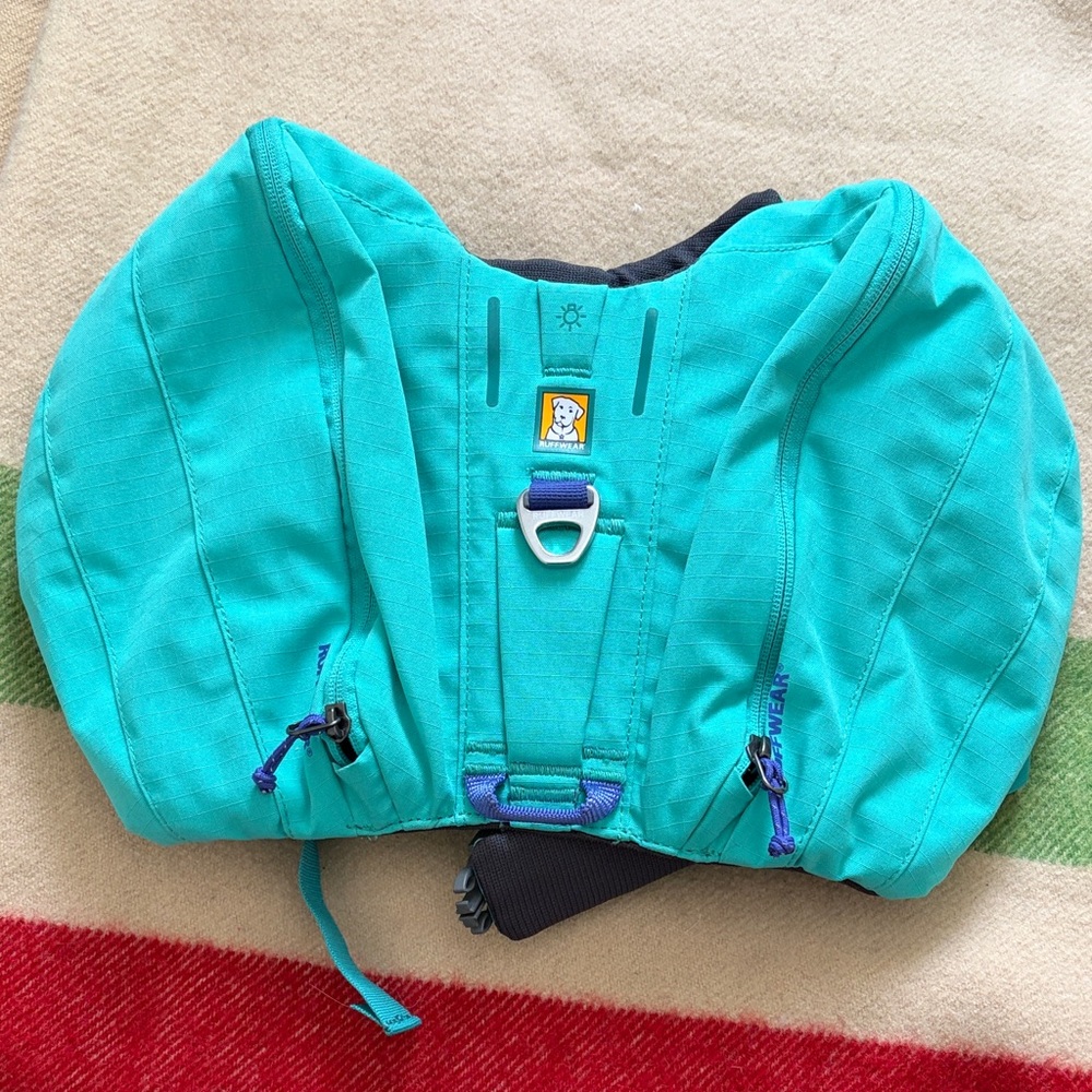 RuffWear Turquoise Dog pack XS